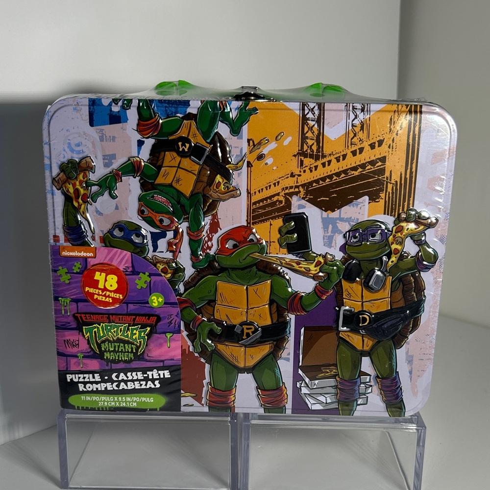 Nickelodeon Teenage Mutant Ninja Turtles Mutant Mayhem Puzzle Tin